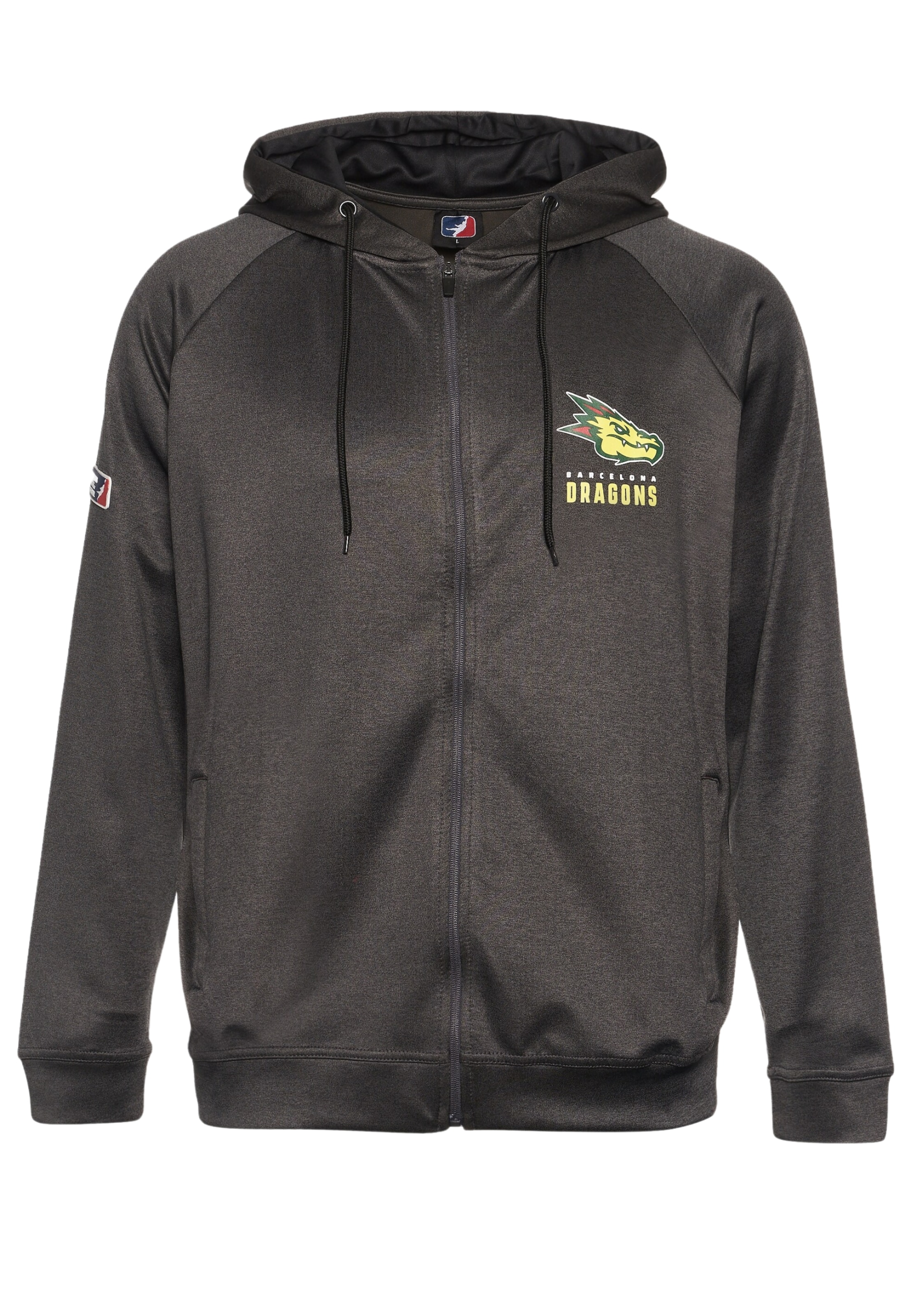 European League of Football Between-season jacket in Grey: front