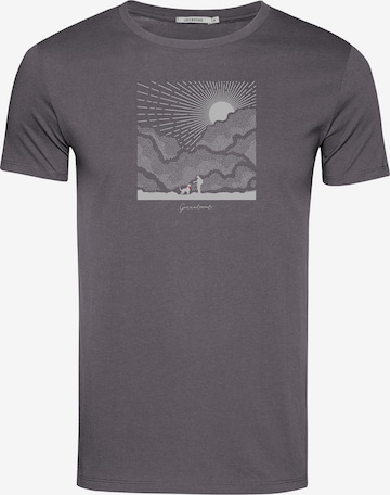 T-Shirt 'Nature Friends' GREENBOMB en gris : devant