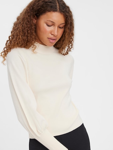 VERO MODA Sweater 'Holly Karis' in White