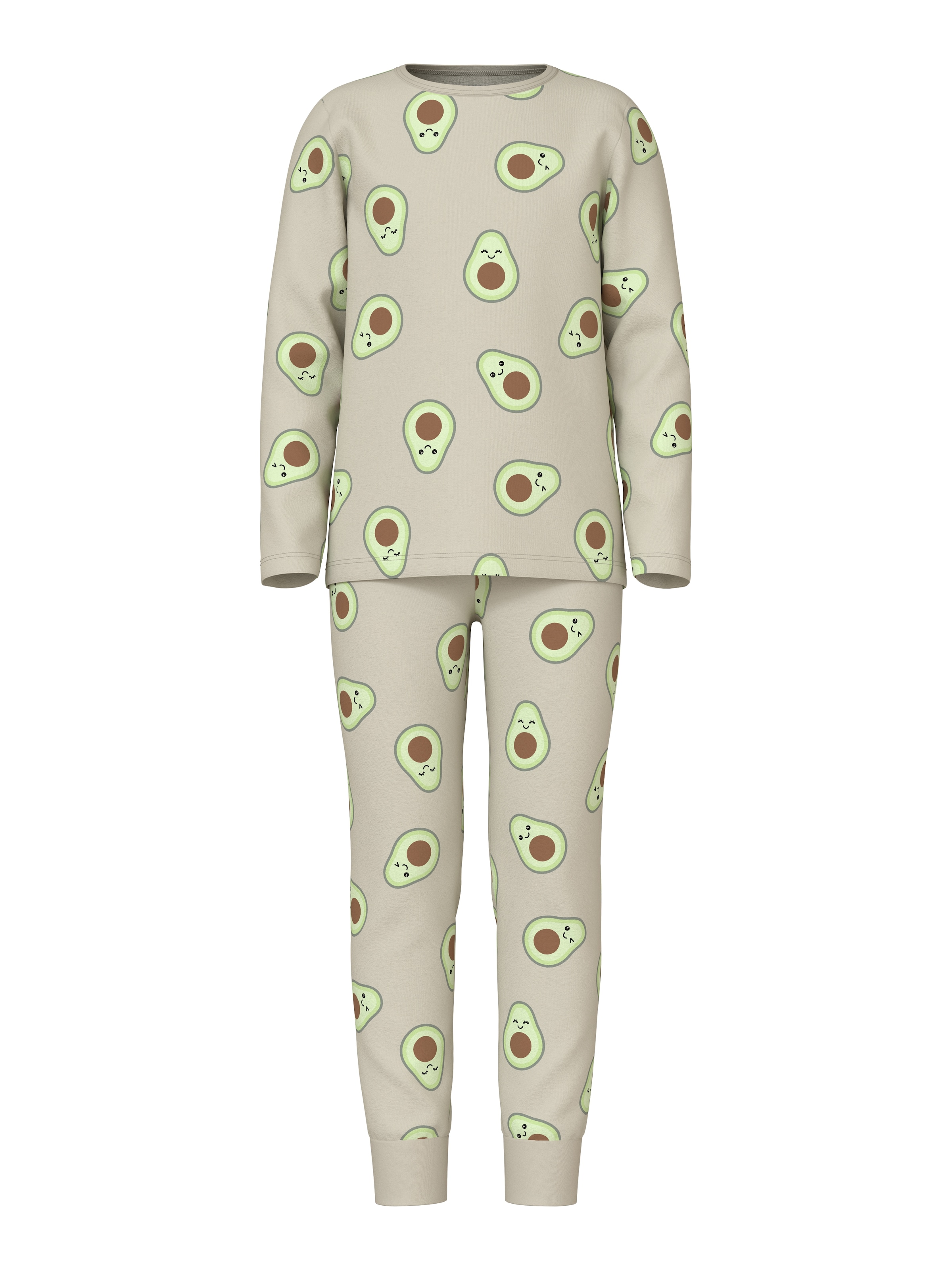 NAME IT - Pijama en verde: frente