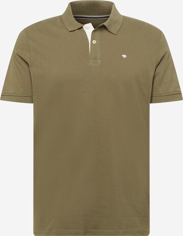 Coupe regular T-Shirt TOM TAILOR en vert : devant