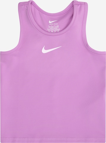 Nike SportswearTop 'PRO' - ljubičasta boja: prednji dio