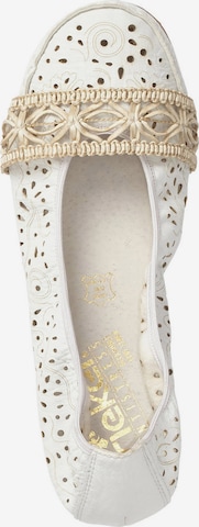 Rieker Ballet Flats in White