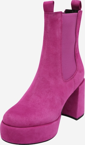 Kennel & Schmenger Ankle Boots 'CLIP' in Pink: front