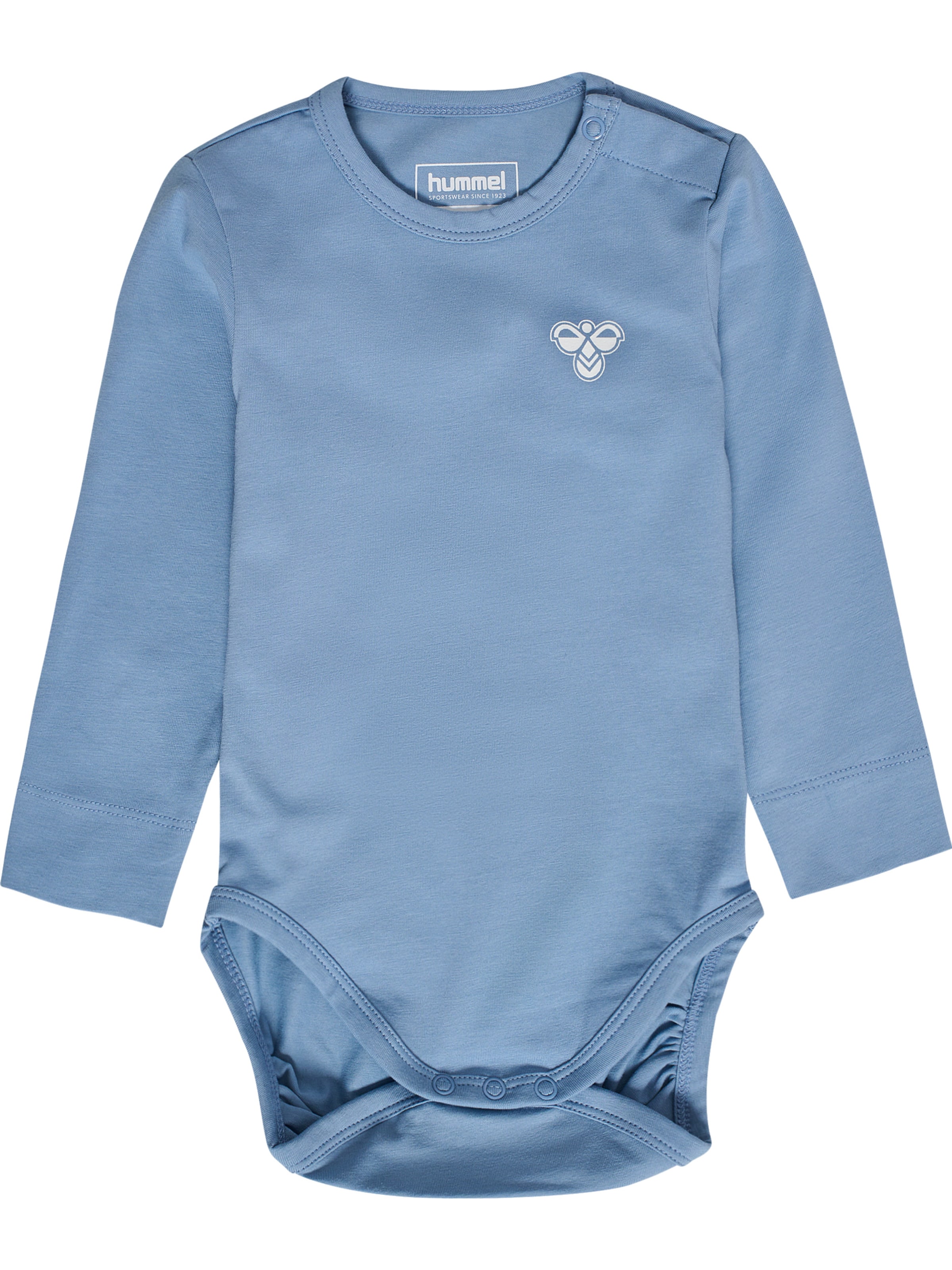 Barboteuse / body Hummel en bleu : devant