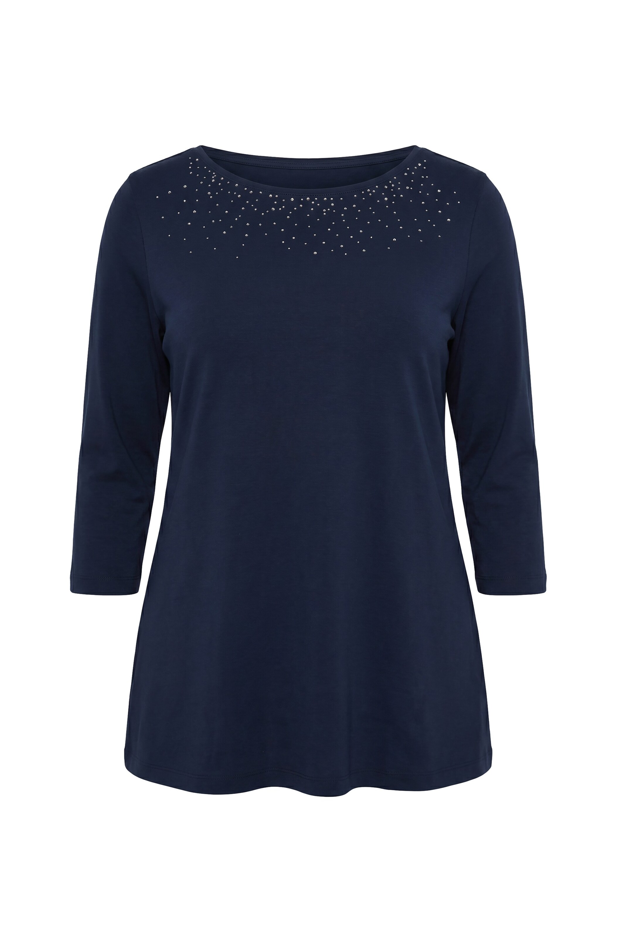 Ulla Popken Shirt in Blau: Vorderseite