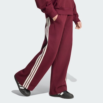 ADIDAS SPORTSWEAR Loosefit Urheiluhousut värissä punainen: etupuoli