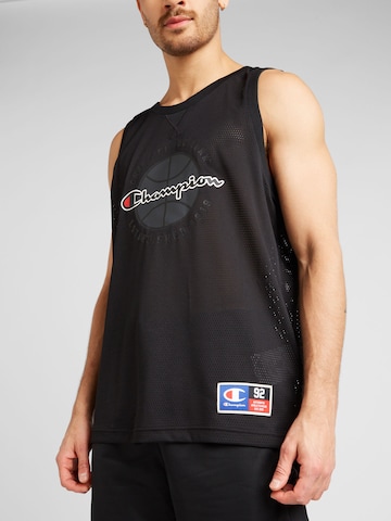 T-Shirt Champion Authentic Athletic Apparel en noir