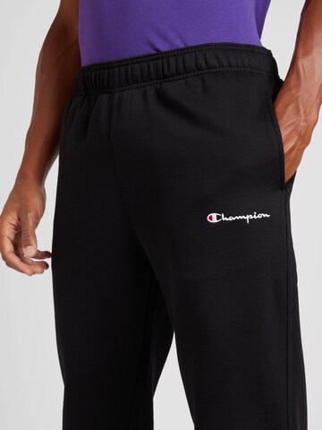 Champion Authentic Athletic Apparel Широка кройка Панталон в черно