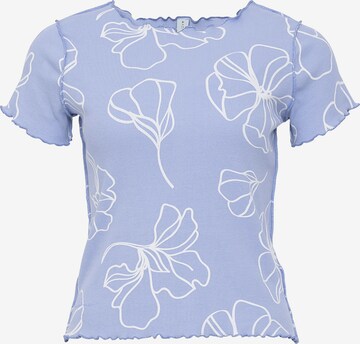 mazine Shirt ' Ash T ' in Blue: front