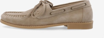 Mocassino 'Pop' di Bianco in beige: frontale