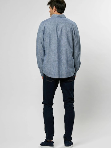 MCS Regular fit Overhemd 'Pasadena' in Blauw