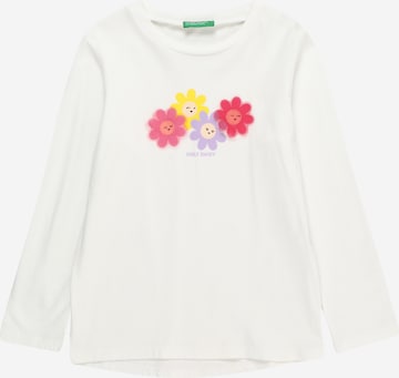 T-Shirt UNITED COLORS OF BENETTON en blanc : devant