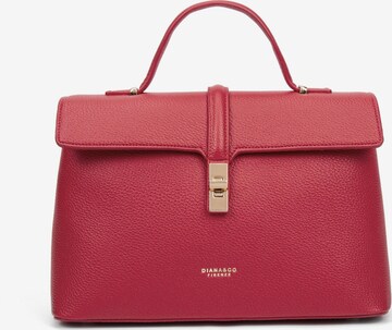 Borsa a mano 'Borsa a Mano Donna Pelle Vegana PU con Girello e Tracolla Rimovibile' di Diana&Co. in rosso: frontale