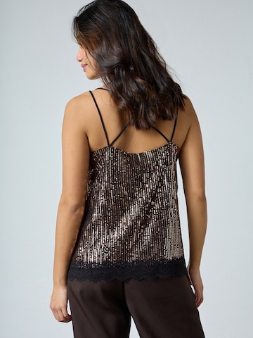 SISTERS POINT - Top 'VIMSA-St' en marrón