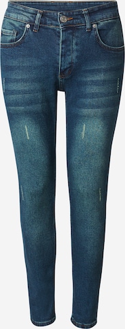 Jean Trendyol en bleu : devant