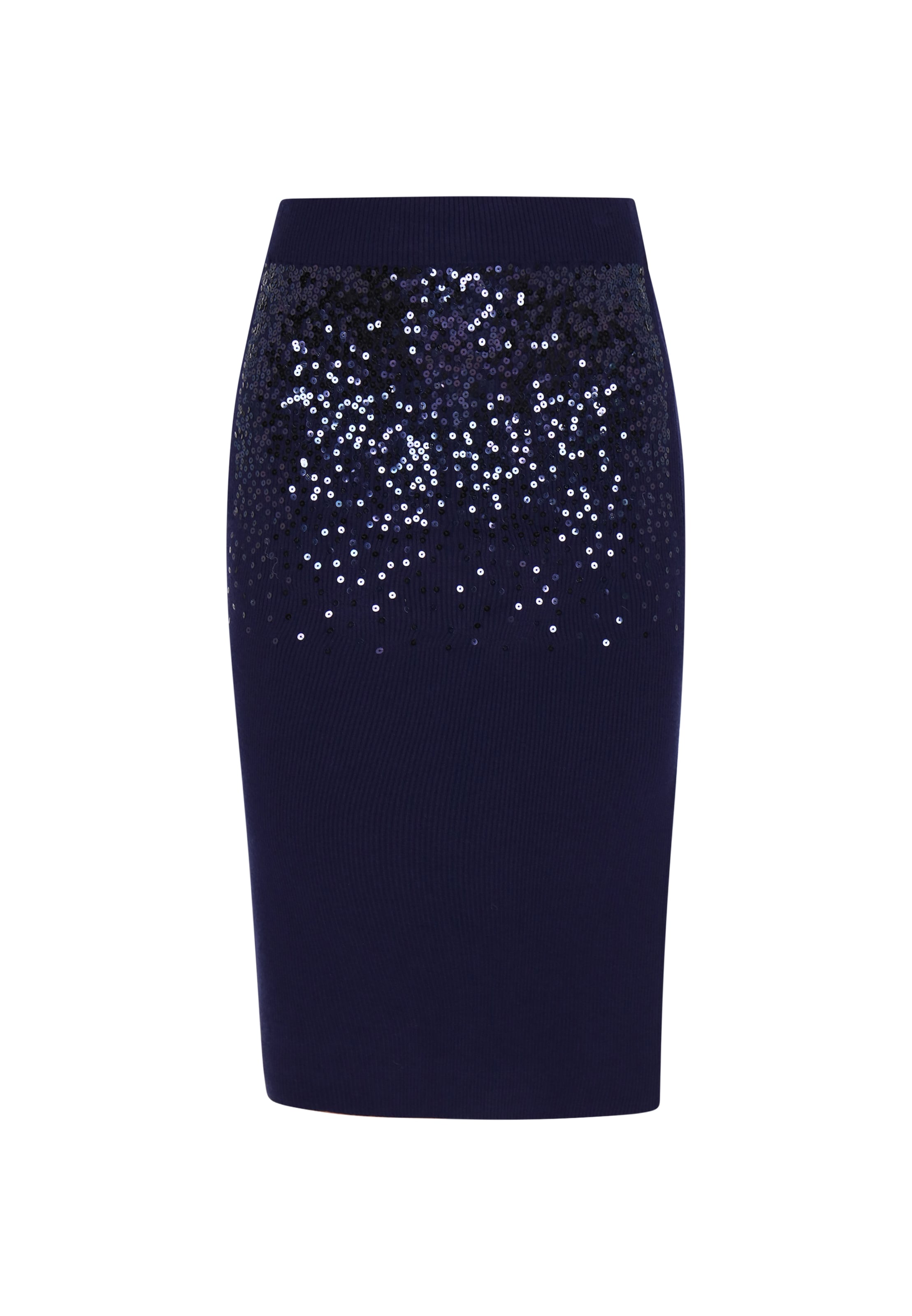 Fustă de la faina pe albastru: față