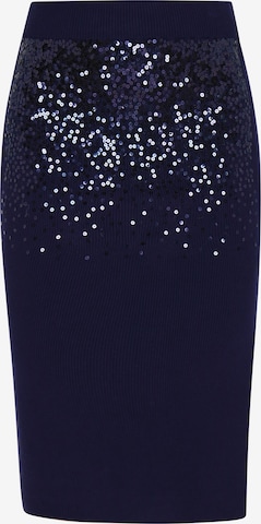 faina - Falda en azul: frente