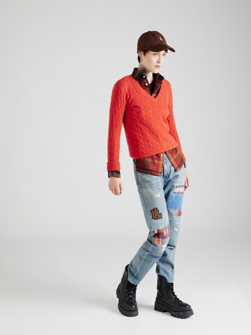 Polo Ralph Lauren Sweater 'KIMBERLY' in Red