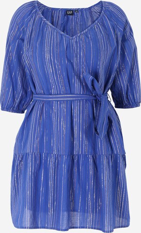 Gap Petite Kleid 'ELBOW' in Blau: predná strana