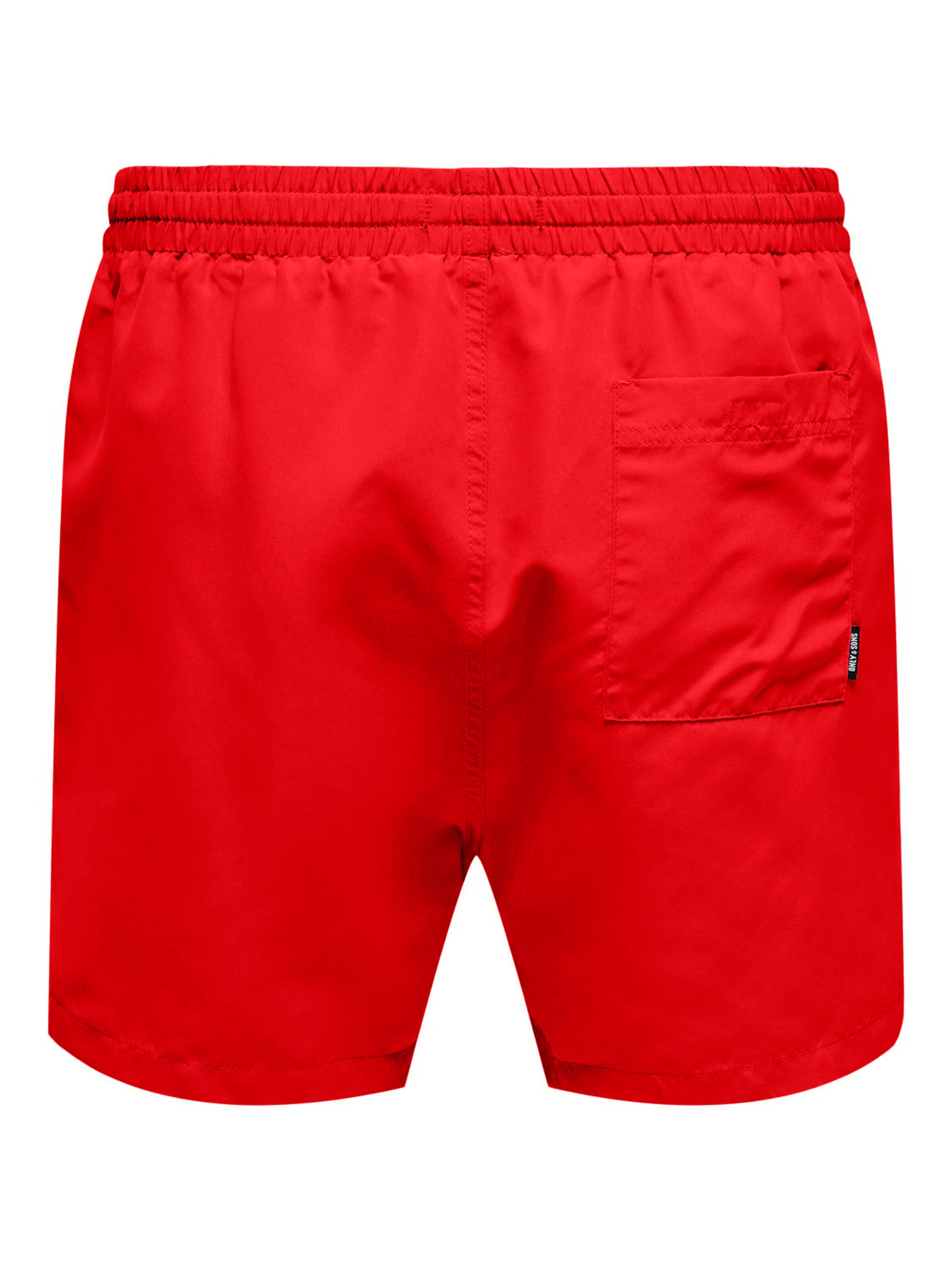 Only & Sons Badeshorts 'ONSTed' in Rot