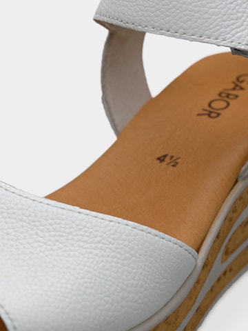 Sandales GABOR en blanc