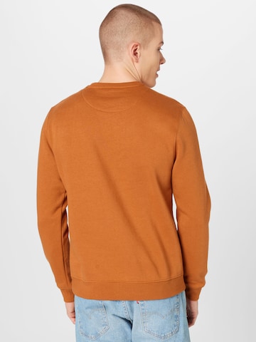 BLEND - Sweatshirt 'Downton' em castanho