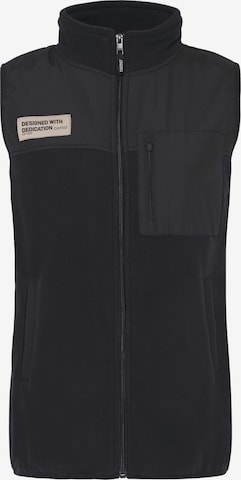 Oxmo - Chaleco ' OXNETE FLEECE ' en negro: frente