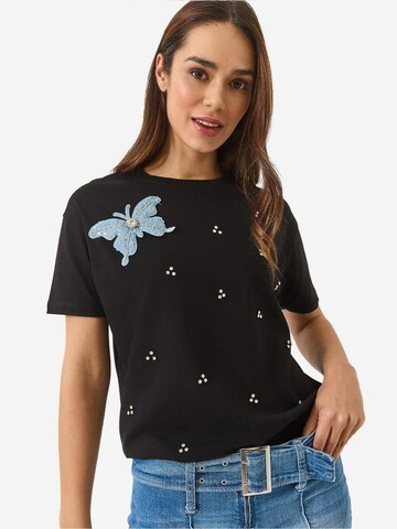 Maglietta di Bianco Lucci in nero: frontale