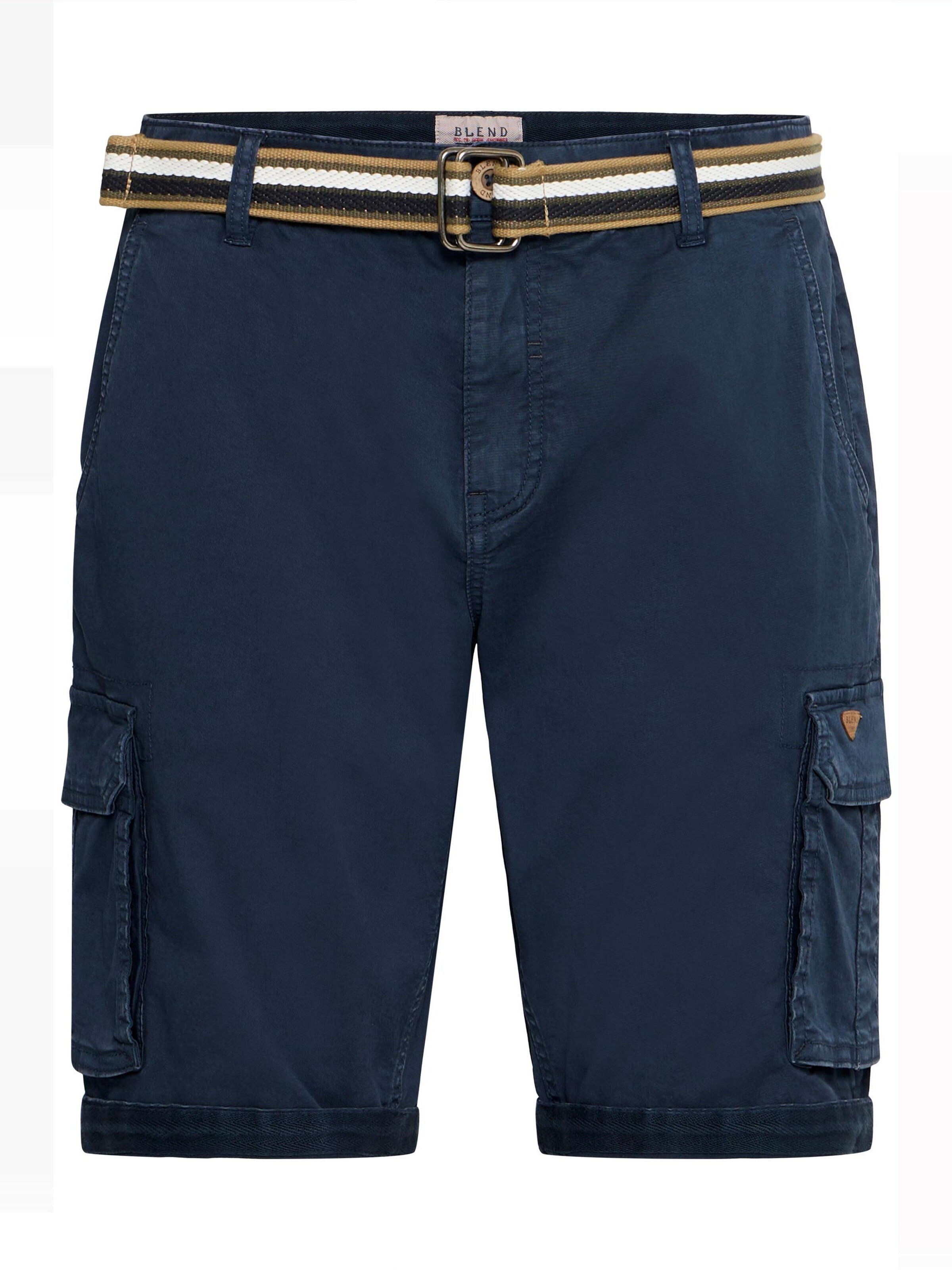 BLEND Cargobroek 'Brian' in Blauw: voorkant