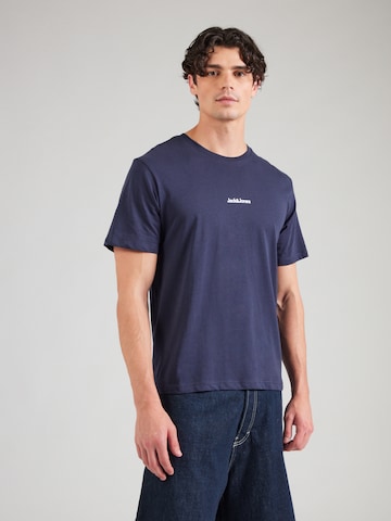 Tricou 'JJMINE' de la JACK & JONES pe albastru
