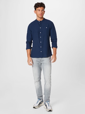 BLEND - Ajuste estrecho Camisa 'SEA' en azul