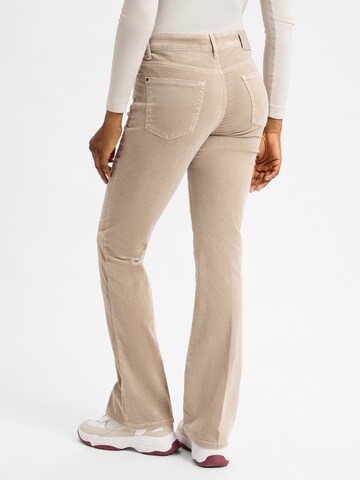 Cambio Flared Broek 'Paris' in Beige