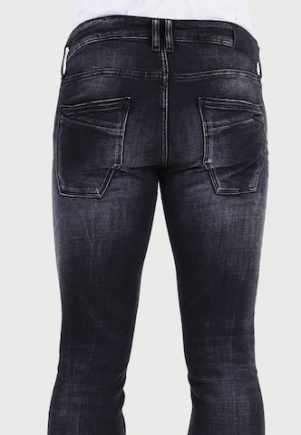 Le Temps Des Cerises Skinny Jeans 'Powerc' in Black