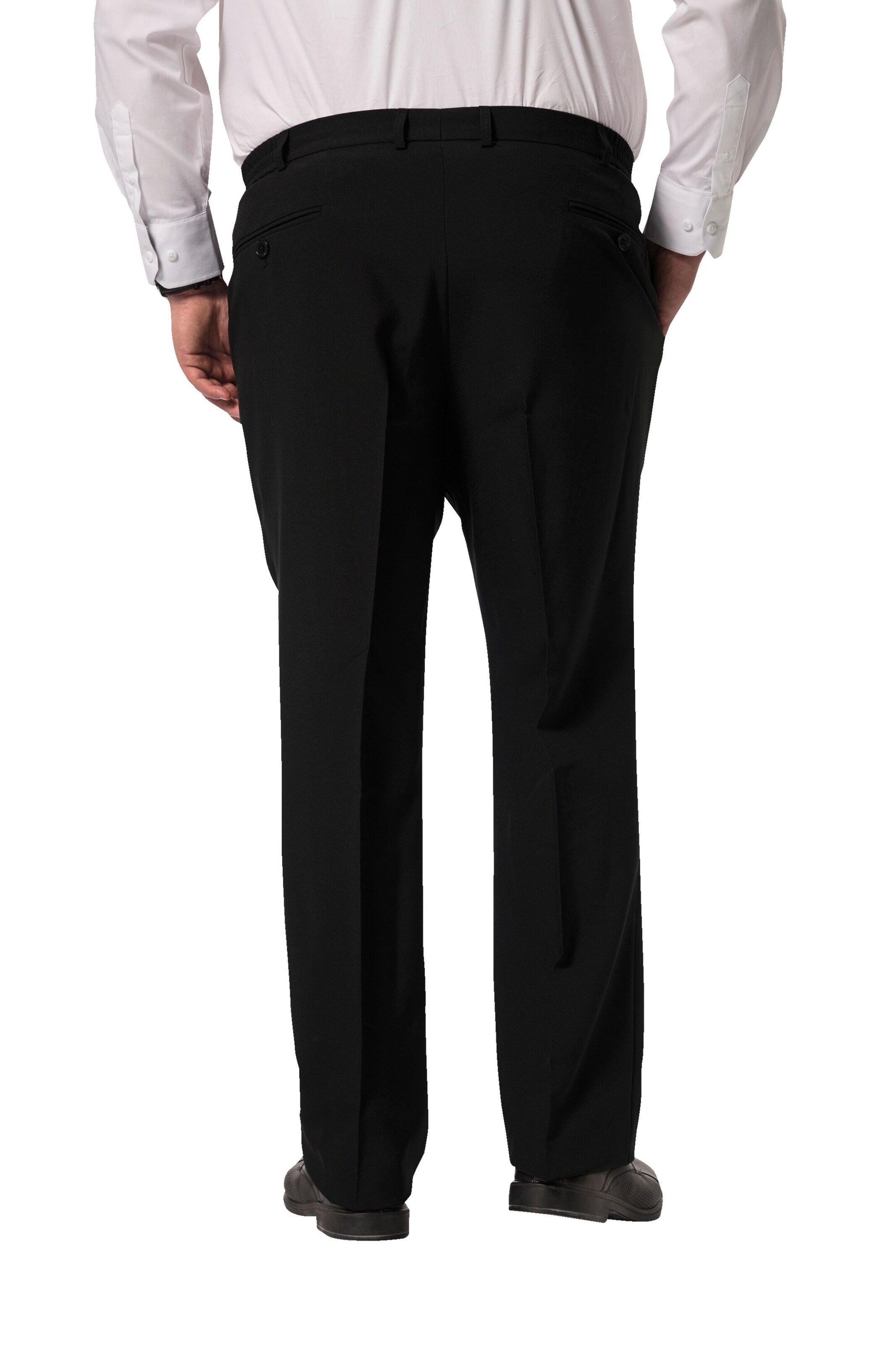 Men Plus Regular Hose in Schwarz