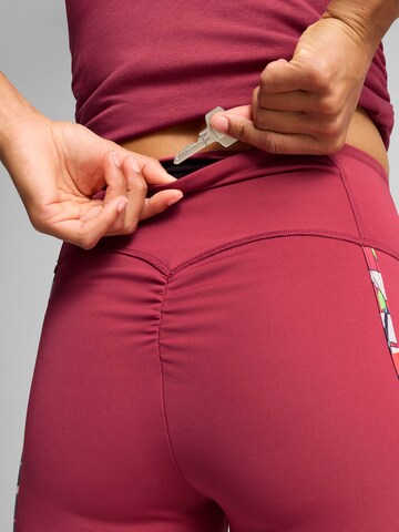 PUMA Skinny Sports trousers in Purple