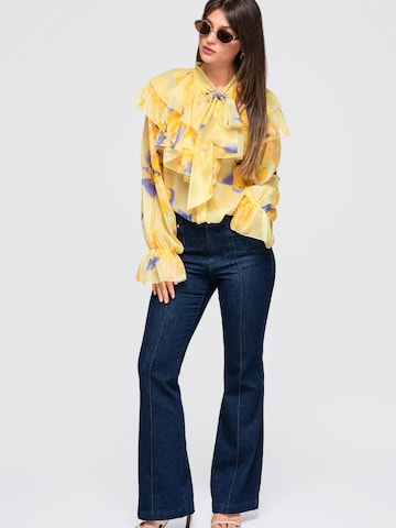 Ombre Blus i gul