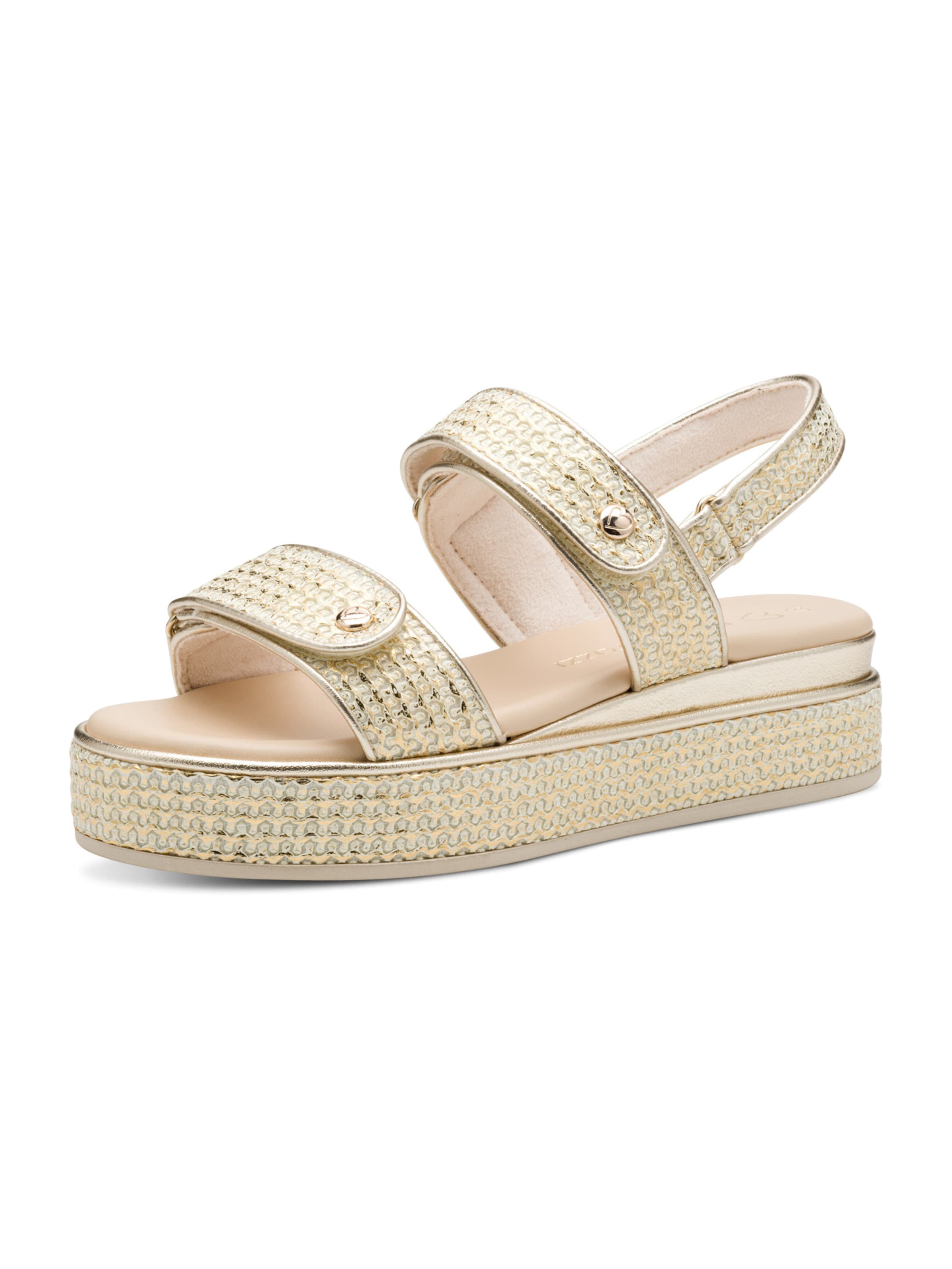 MARCO TOZZI Sandale in Gold: Vorderseite