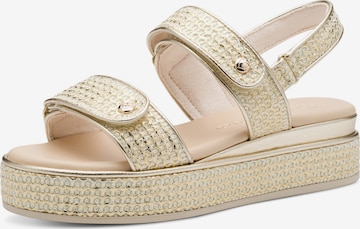 MARCO TOZZI - Sandalias en oro: frente