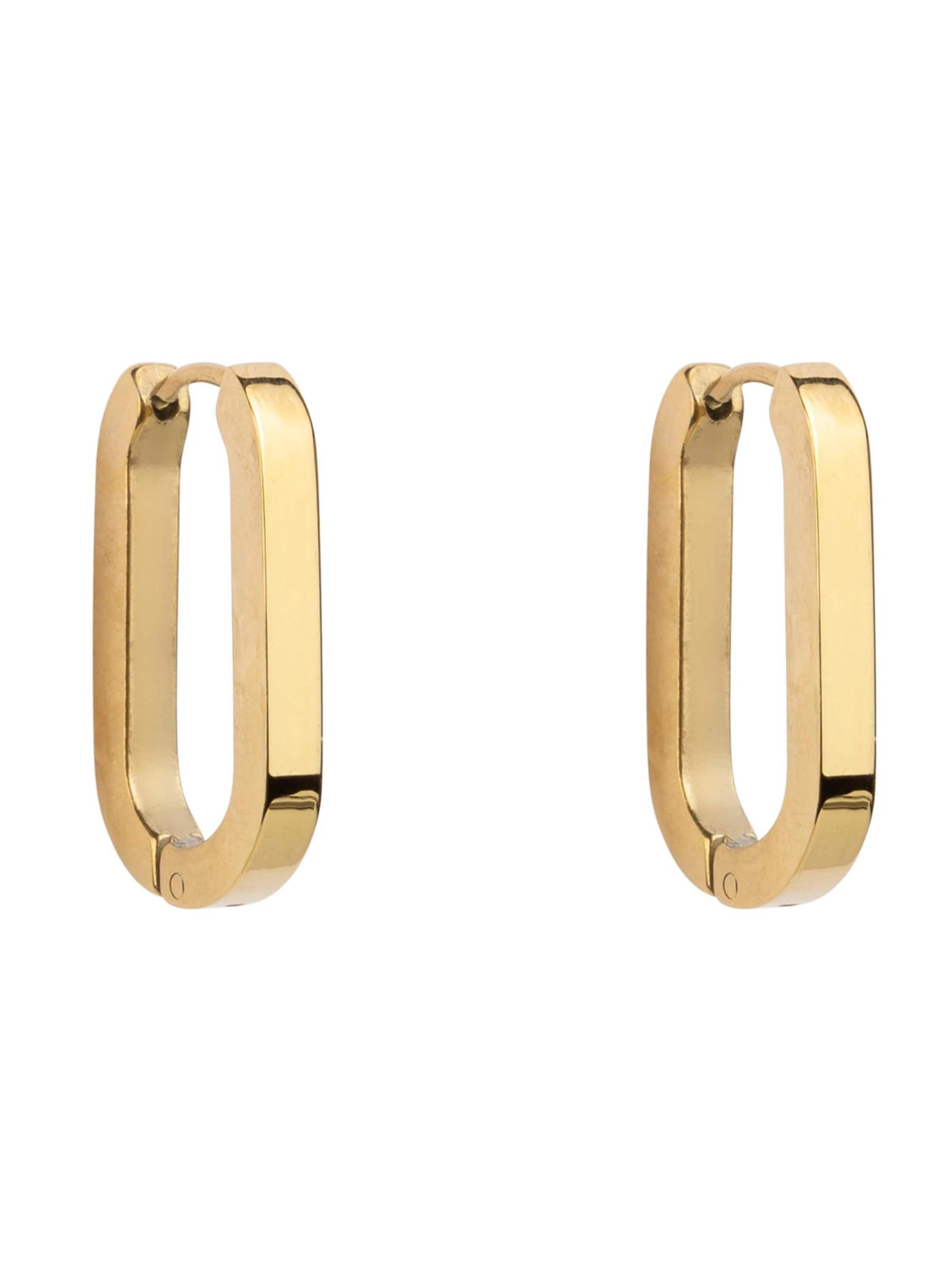 Boucles d'oreilles 'Copenhagen' Chic by Lirette en or : devant