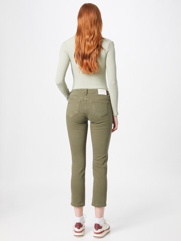 Slimfit Jeans 'Rosengarten I' di Goldgarn in verde