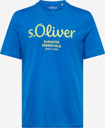 T-Shirt s.Oliver en bleu : devant