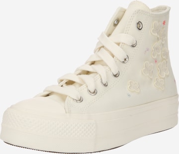 CONVERSE Zapatillas deportivas altas Chuck Taylor All Star Lift en Crema ABOUT YOU