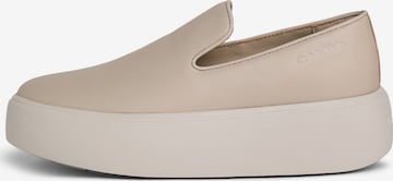 Calvin Klein Classic Flats in Beige: front