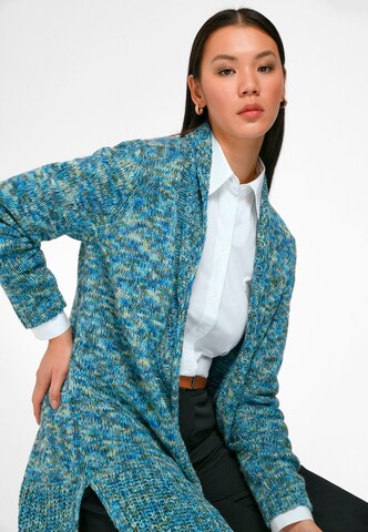 Anna Aura Knit Cardigan in Blue: front
