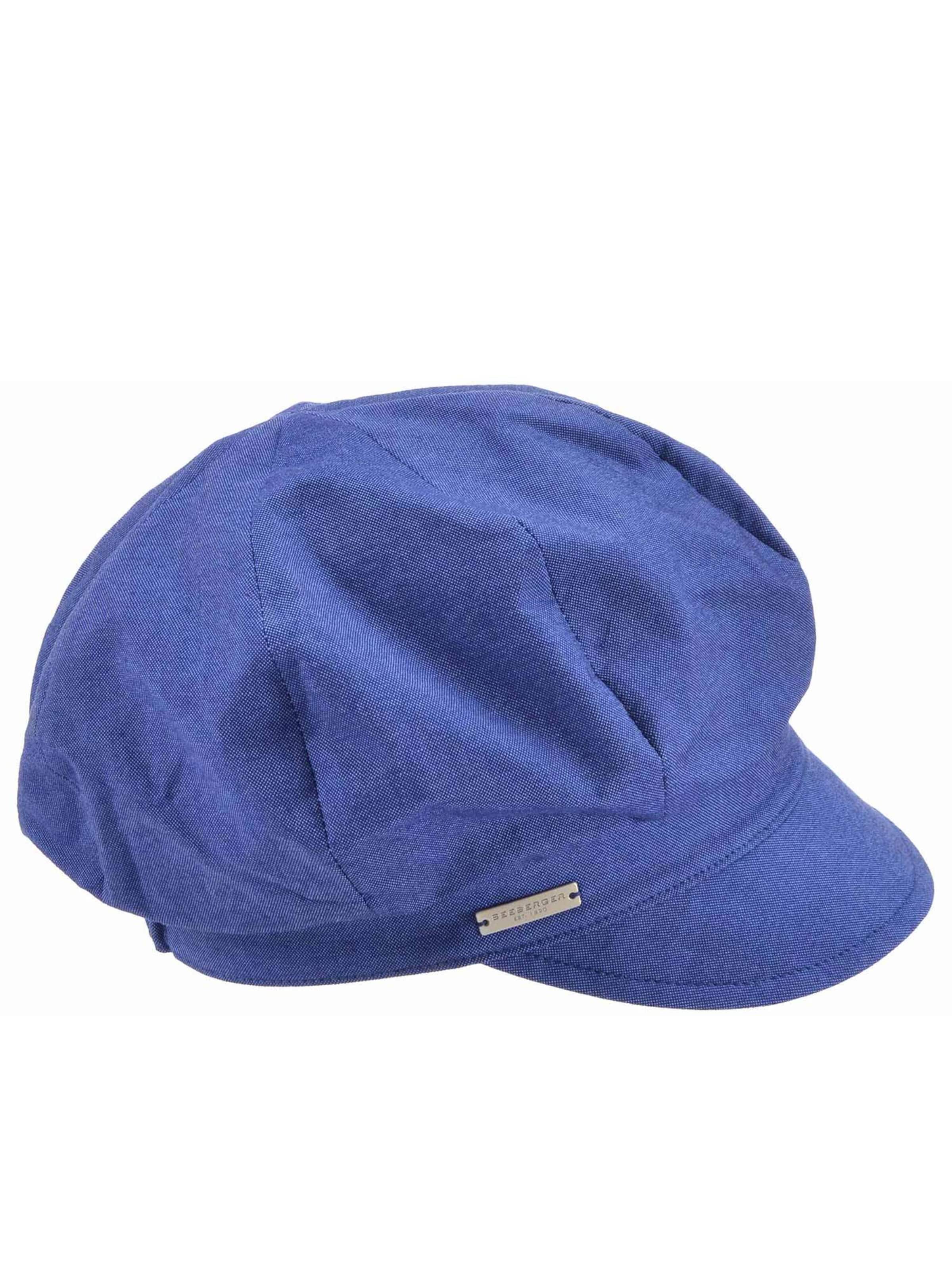 Seeberger Cap 'Cap'‌‌‌‌‌‌ in Blau: Vorderseite