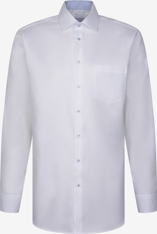 Coupe regular Chemise business 'Schwarze Rose' SEIDENSTICKER en blanc : devant