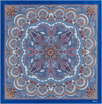Foulard 'FINE PAISLEY NICKY' Roeckl en bleu : devant