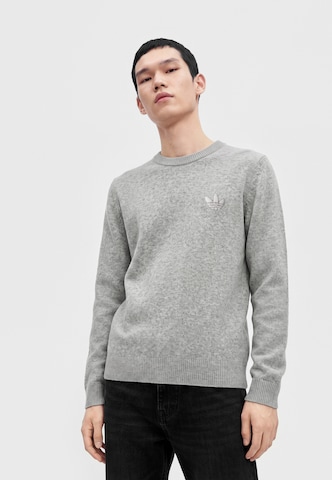 Pull-over 'Trefoil Essentials' ADIDAS ORIGINALS en gris
