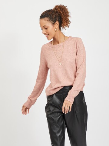 VILA Sweater 'Ril' in Pink: front